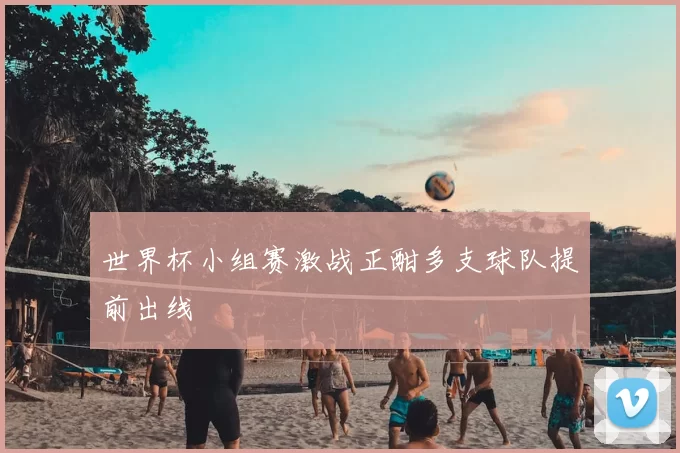世界杯小组赛激战正酣多支球队提前出线