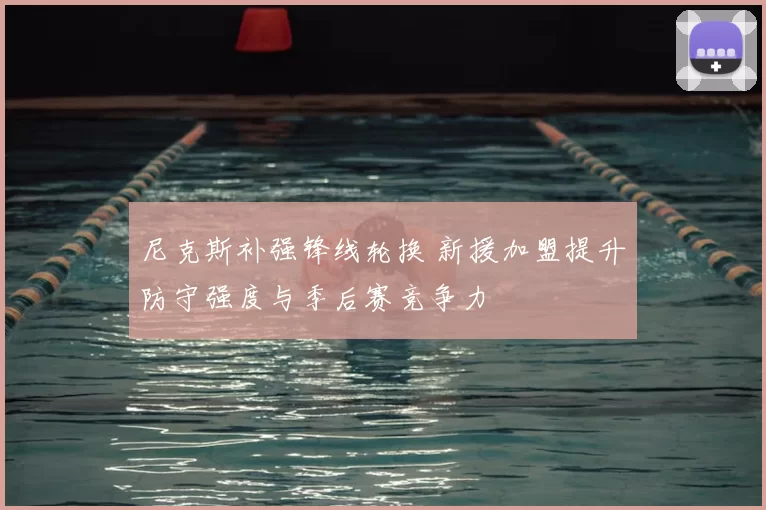 尼克斯补强锋线轮换 新援加盟提升防守强度与季后赛竞争力
